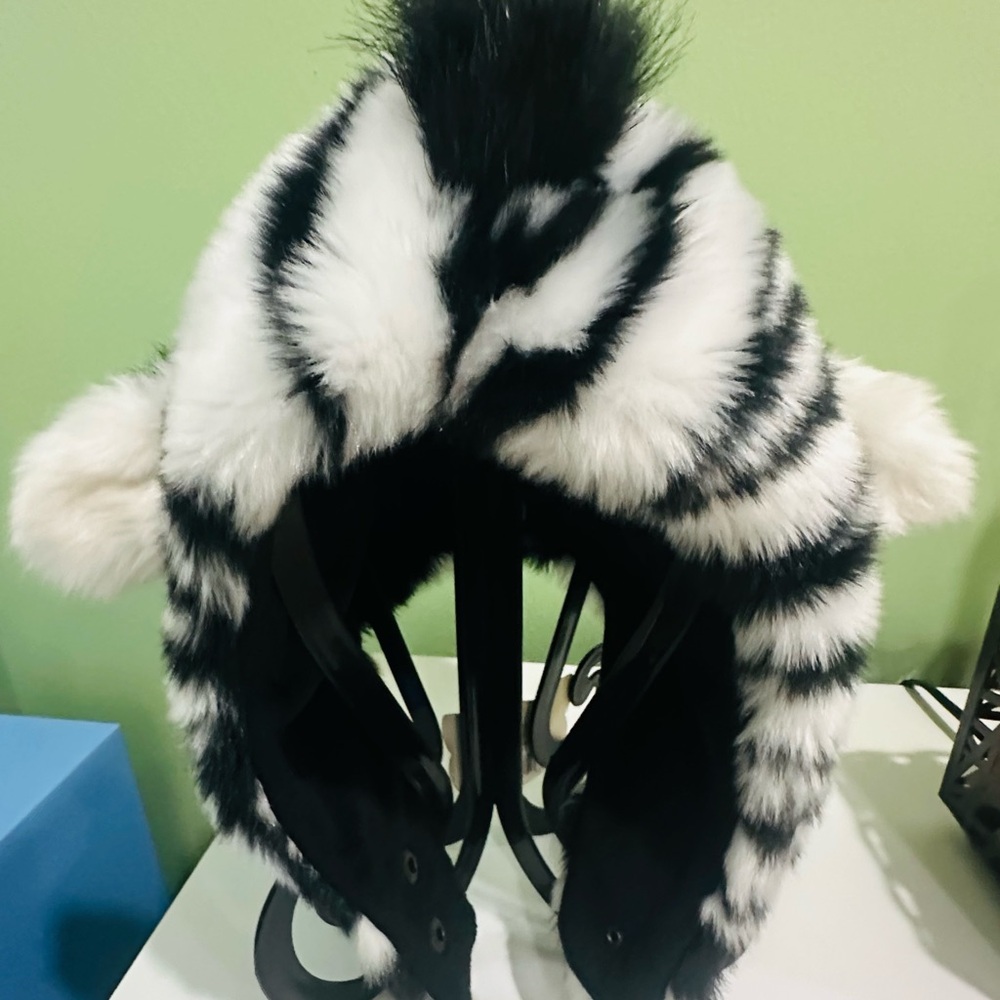 🌟Eskimo Kids🌟 Adorable Zebra Print Baby Hat - Picture 4 of 6